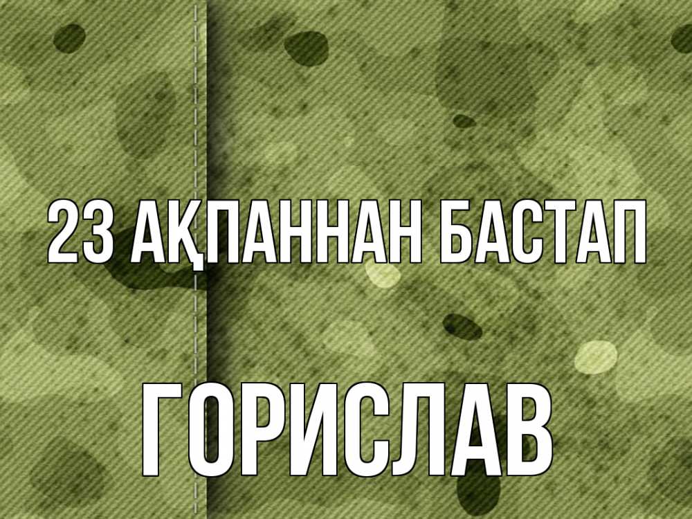 Картинка 23 ақпаннан бастап, Горислав