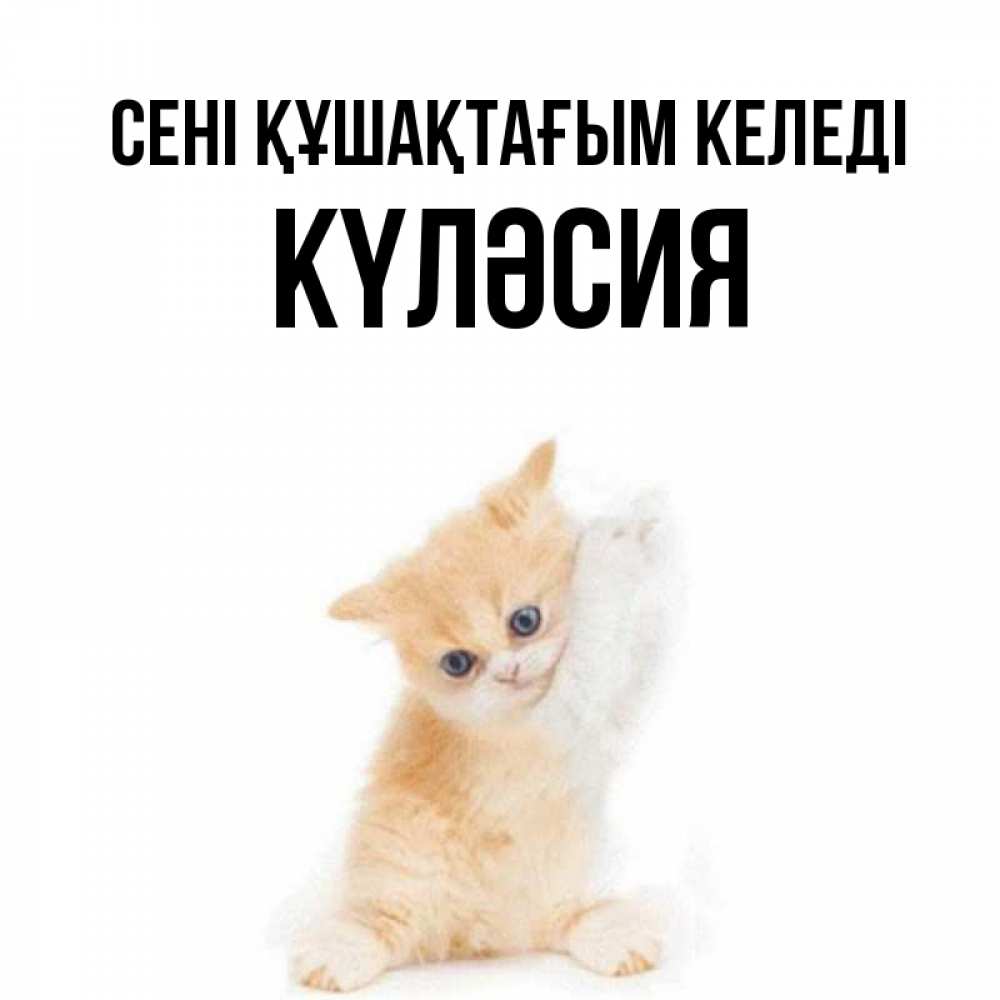 Күн сайын ашық хат с именем, КҮЛӘСИЯ сені құшақтағым келеді я хочу очень скорее обнимаешек Онлайн тегін жүктеп алу тілектері бар керемет карта 