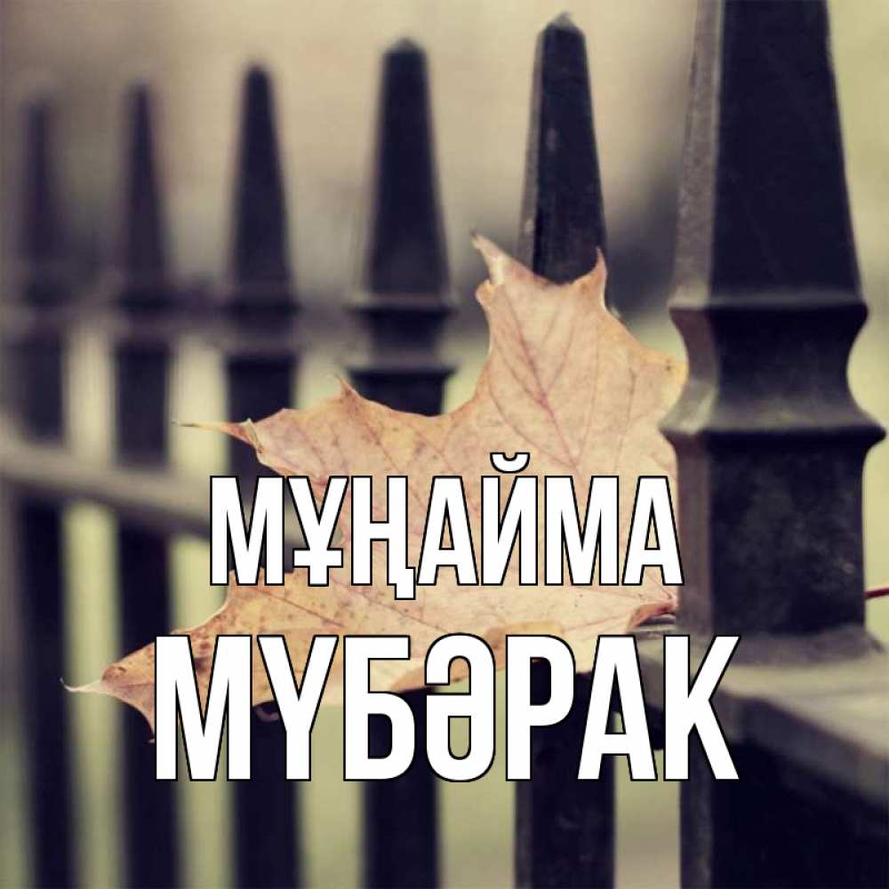 Күн сайын ашық хат с именем, МҮБӘРАК Мұңайма лист клена Онлайн тегін жүктеп алу тілектері бар керемет карта 