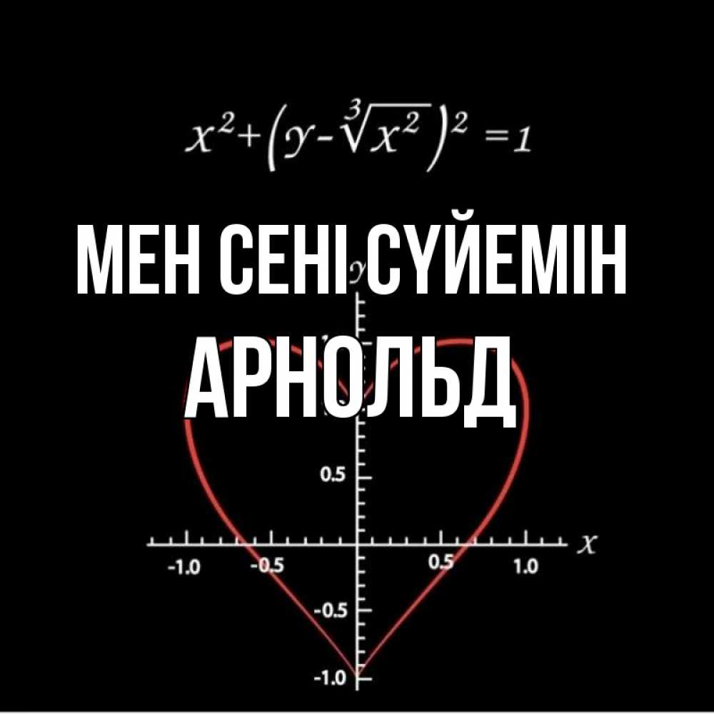 Күн сайын ашық хат с именем, Арнольд Мен сені сүйемін сердечная формула Онлайн тегін жүктеп алу тілектері бар керемет карта 