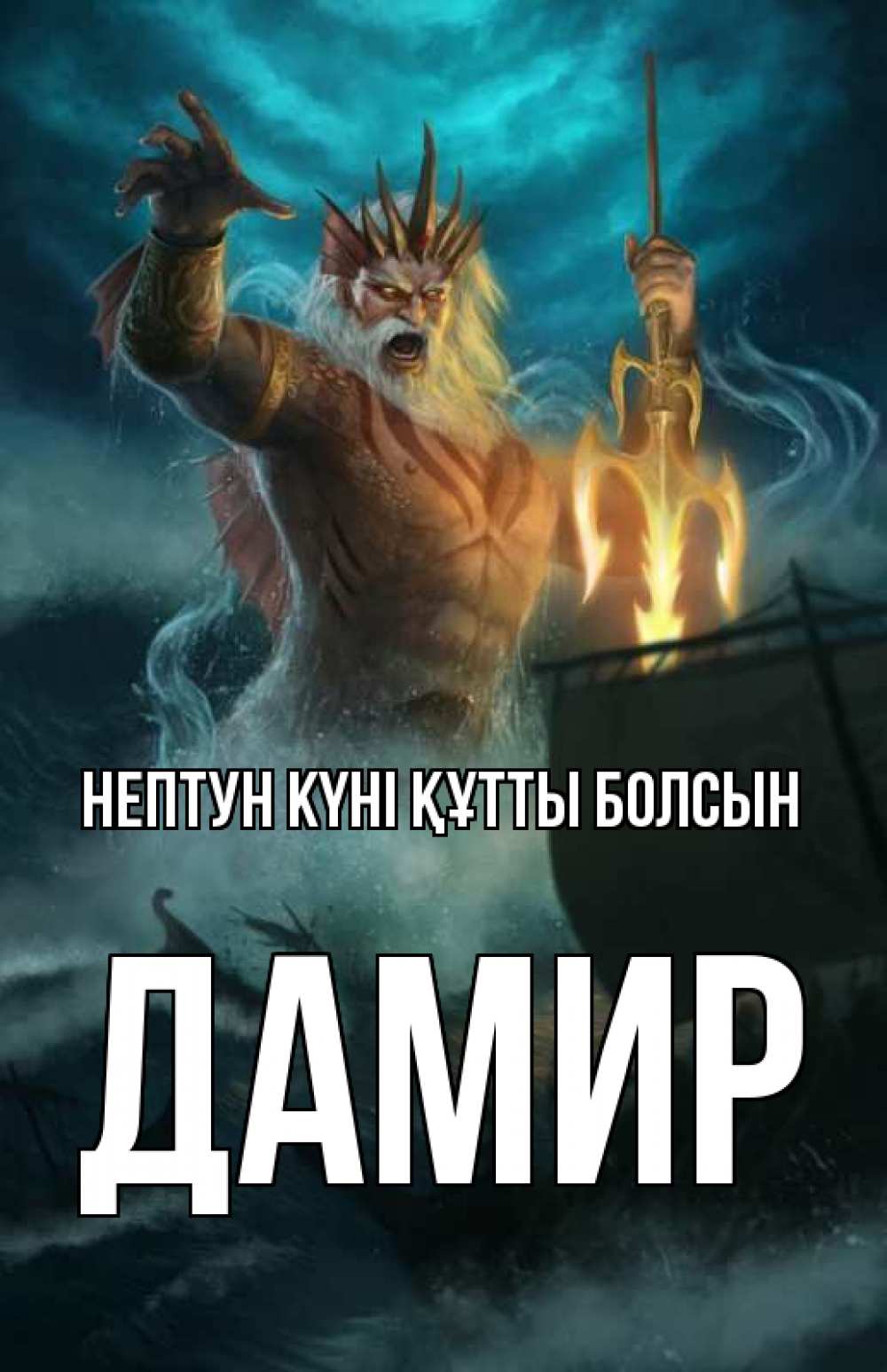 Картинка нептун күні құтты болсын, Дамир