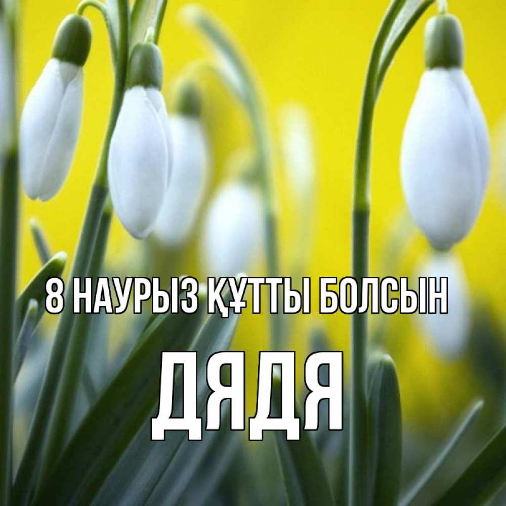 Күн сайын ашық хат с именем, Дядя 8 наурыз құтты болсын весенние цветы Онлайн тегін жүктеп алу тілектері бар керемет карта 