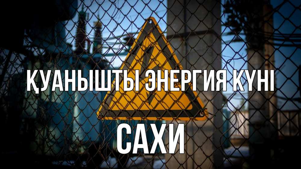 Күн сайын ашық хат с именем, САХИ Қуанышты энергия күні трансформаторная подстанция Онлайн тегін жүктеп алу тілектері бар керемет карта 