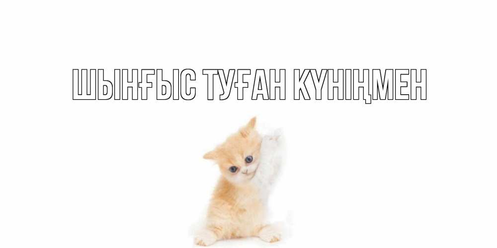 Картинка  с именем , ШЫНҒЫС! ТУҒАН КҮНІҢМЕН!