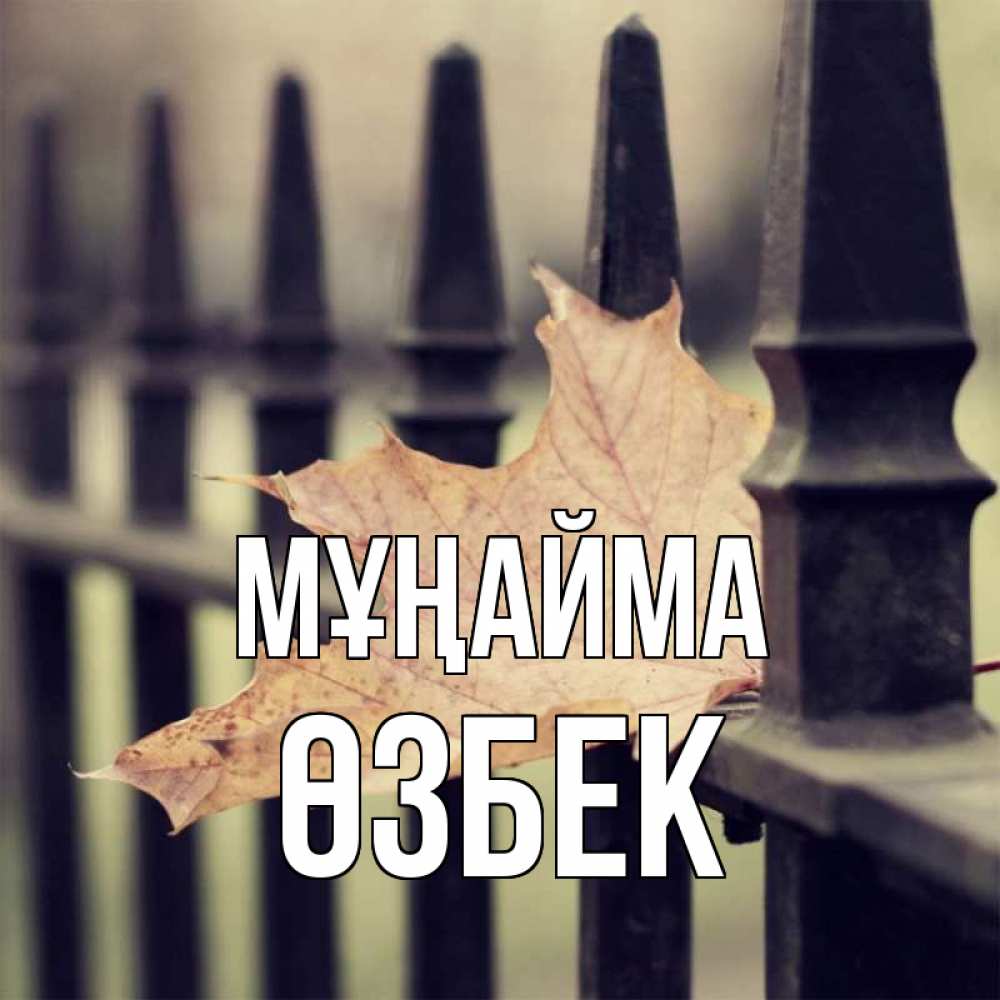 Күн сайын ашық хат с именем, ӨЗБЕК Мұңайма лист клена Онлайн тегін жүктеп алу тілектері бар керемет карта 