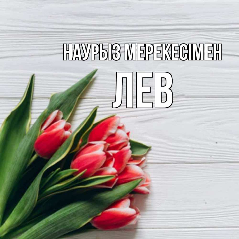 Күн сайын ашық хат с именем, Лев Наурыз мерекесімен весна 2 Онлайн тегін жүктеп алу тілектері бар керемет карта 