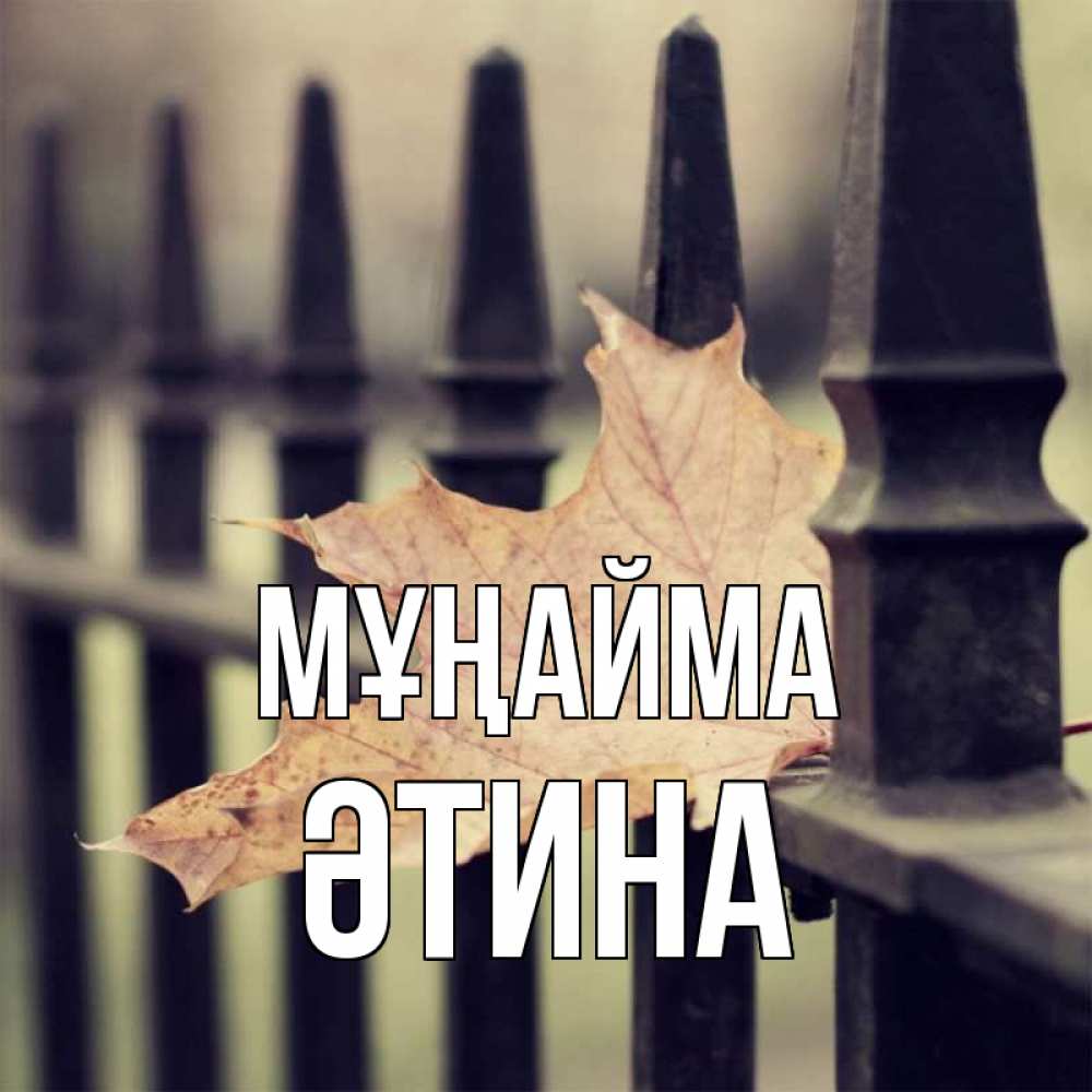 Күн сайын ашық хат с именем, ӘТИНА Мұңайма лист клена Онлайн тегін жүктеп алу тілектері бар керемет карта 