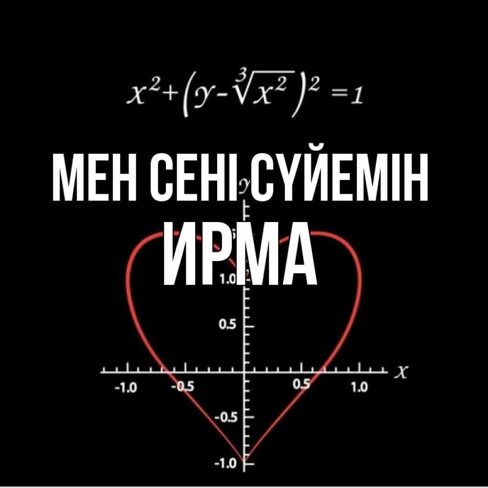 Күн сайын ашық хат с именем, Ирма Мен сені сүйемін сердечная формула Онлайн тегін жүктеп алу тілектері бар керемет карта 
