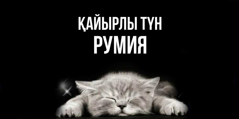 Күн сайын ашық хат с именем, Румия Қайырлы түн спящий котик Онлайн тегін жүктеп алу тілектері бар керемет карта 