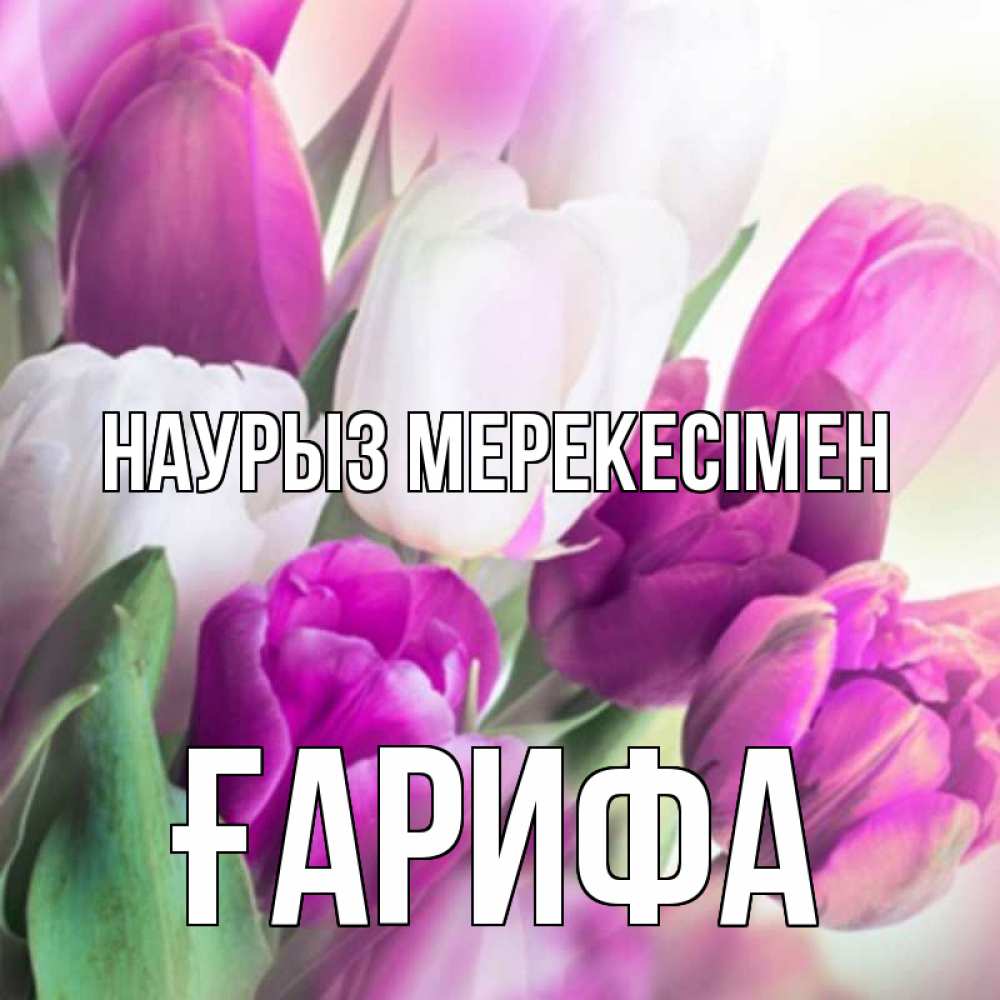 Күн сайын ашық хат с именем, ҒАРИФА Наурыз мерекесімен весна 1 Онлайн тегін жүктеп алу тілектері бар керемет карта 