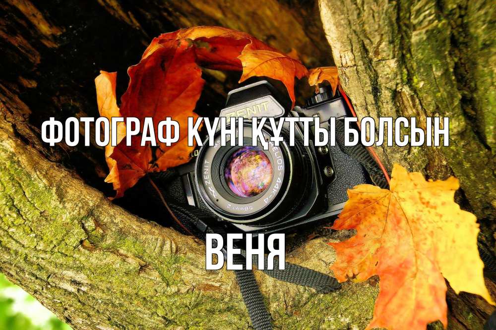 Күн сайын ашық хат с именем, Веня Фотограф күні құтты болсын с днем фотографа 1 Онлайн тегін жүктеп алу тілектері бар керемет карта 