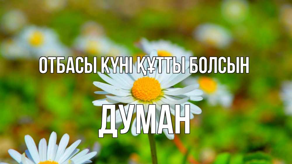 Күн сайын ашық хат с именем, Думан отбасы күні құтты болсын с днем семьи Онлайн тегін жүктеп алу тілектері бар керемет карта 
