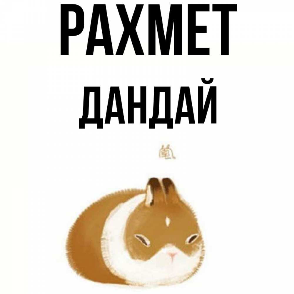 Күн сайын ашық хат с именем, Дандай рахмет коричнево белый домашний питомец Онлайн тегін жүктеп алу тілектері бар керемет карта 