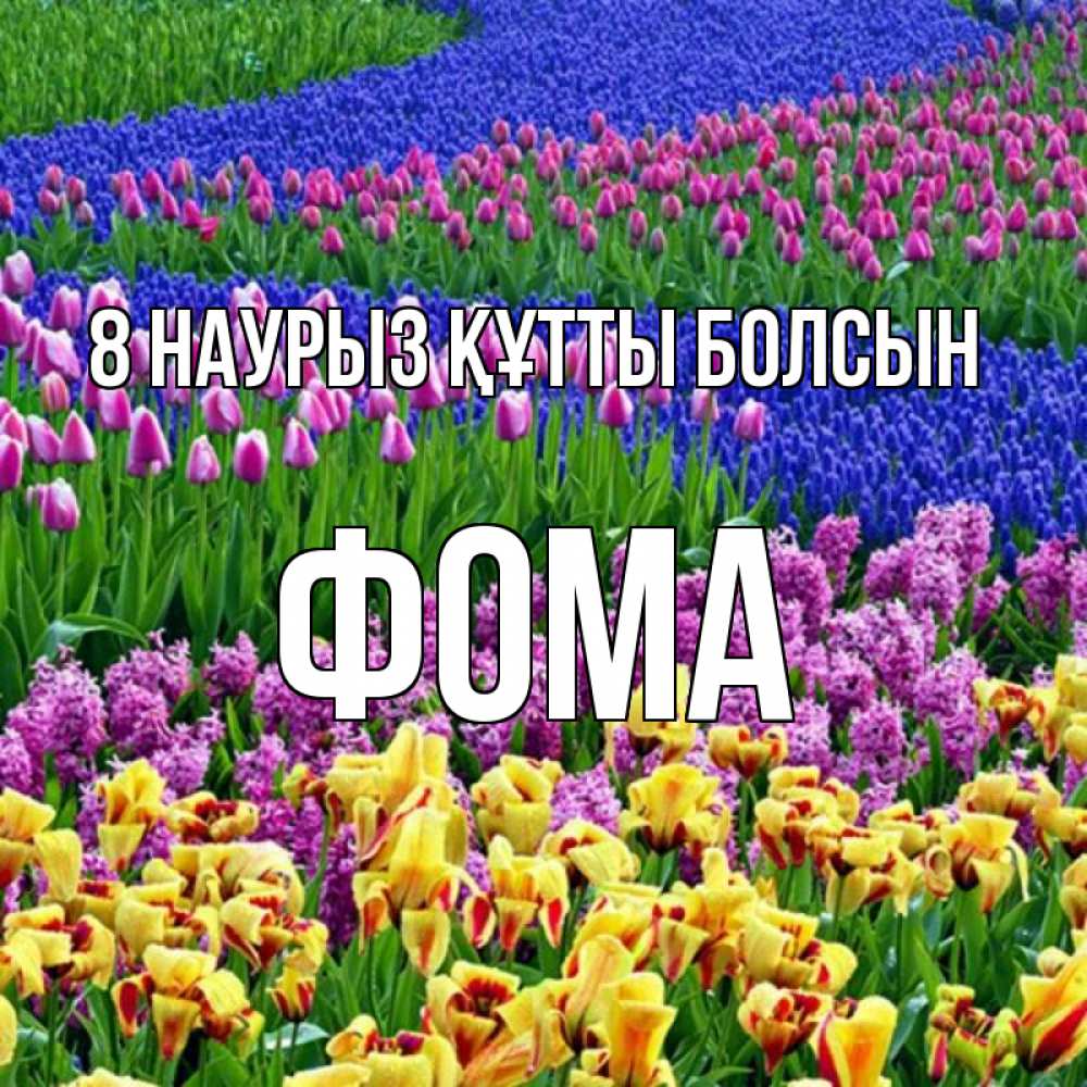 Күн сайын ашық хат с именем, Фома 8 наурыз құтты болсын цветы Онлайн тегін жүктеп алу тілектері бар керемет карта 