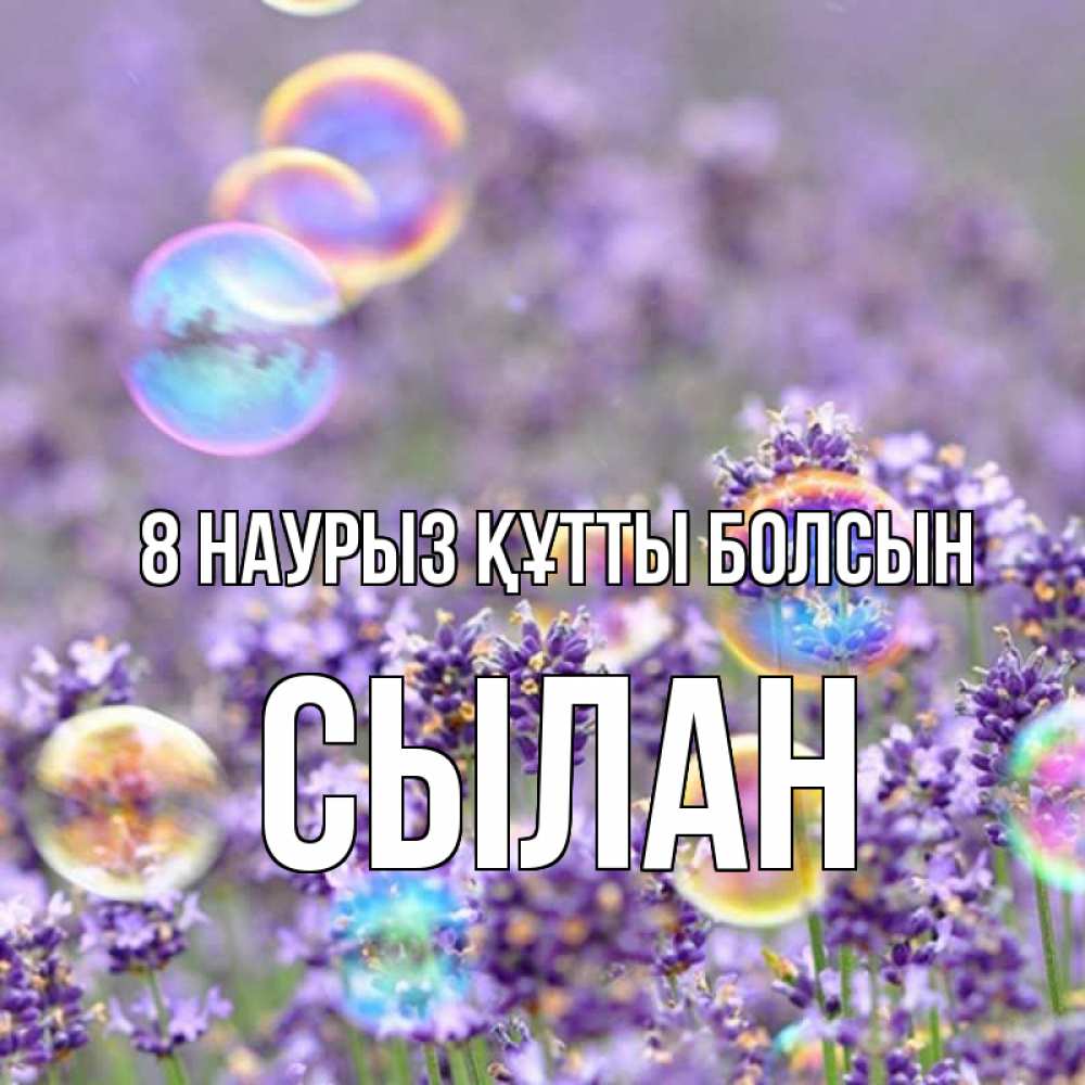 Күн сайын ашық хат с именем, СЫЛАН 8 наурыз құтты болсын цветы Онлайн тегін жүктеп алу тілектері бар керемет карта 