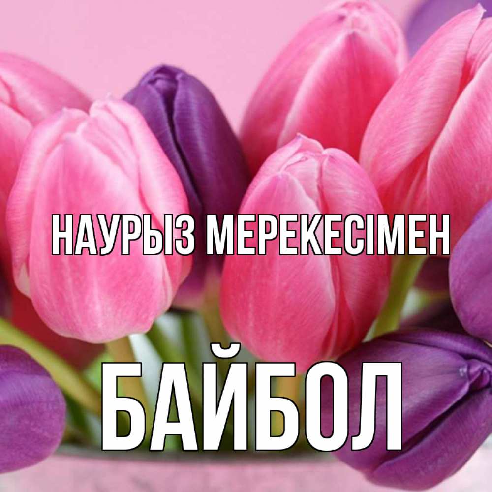 Күн сайын ашық хат с именем, Байбол Наурыз мерекесімен маме 1 Онлайн тегін жүктеп алу тілектері бар керемет карта 