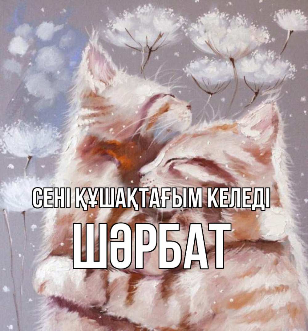 Күн сайын ашық хат с именем, ШӘРБАТ сені құшақтағым келеді Море и горы Онлайн тегін жүктеп алу тілектері бар керемет карта 