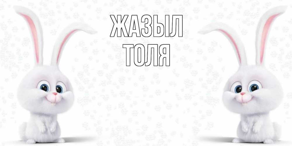 Күн сайын ашық хат с именем, Толя Жазыл не болей с зайцем Онлайн тегін жүктеп алу тілектері бар керемет карта 