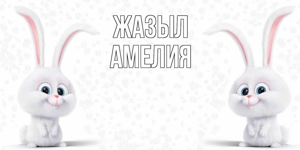 Күн сайын ашық хат с именем, Амелия Жазыл не болей с зайцем Онлайн тегін жүктеп алу тілектері бар керемет карта 