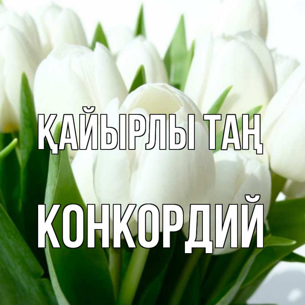 Күн сайын ашық хат с именем, Конкордий Қайырлы таң открытки на каждый день по именам Онлайн тегін жүктеп алу тілектері бар керемет карта 