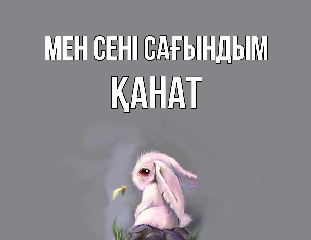 Күн сайын ашық хат с именем, Қанат Мен сені сағындым заяц Онлайн тегін жүктеп алу тілектері бар керемет карта 