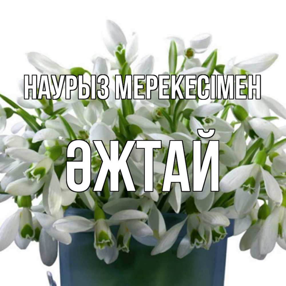 Күн сайын ашық хат с именем, Әжтай Наурыз мерекесімен цветы к наурызу новый год в Казахстане Онлайн тегін жүктеп алу тілектері бар керемет карта 