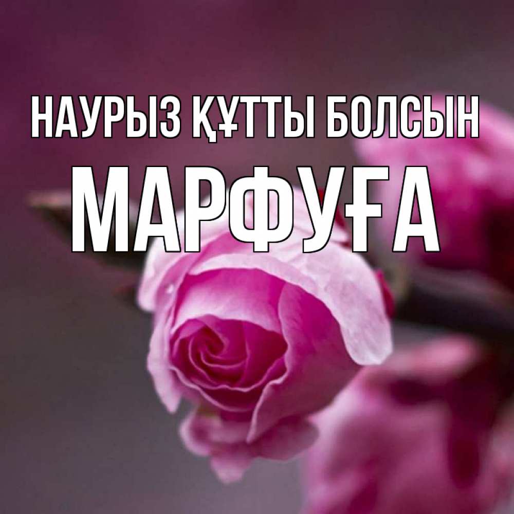Күн сайын ашық хат с именем, МАРФУҒА Наурыз құтты болсын весна Онлайн тегін жүктеп алу тілектері бар керемет карта 