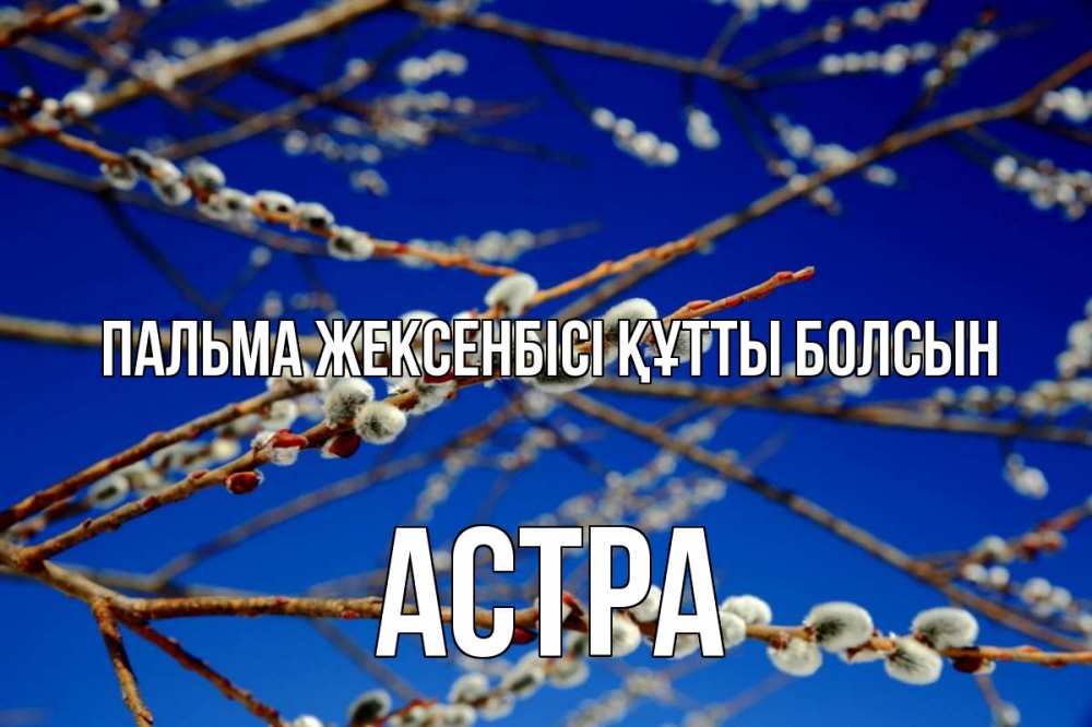 Күн сайын ашық хат с именем, Астра Пальма жексенбісі құтты болсын верба Онлайн тегін жүктеп алу тілектері бар керемет карта 