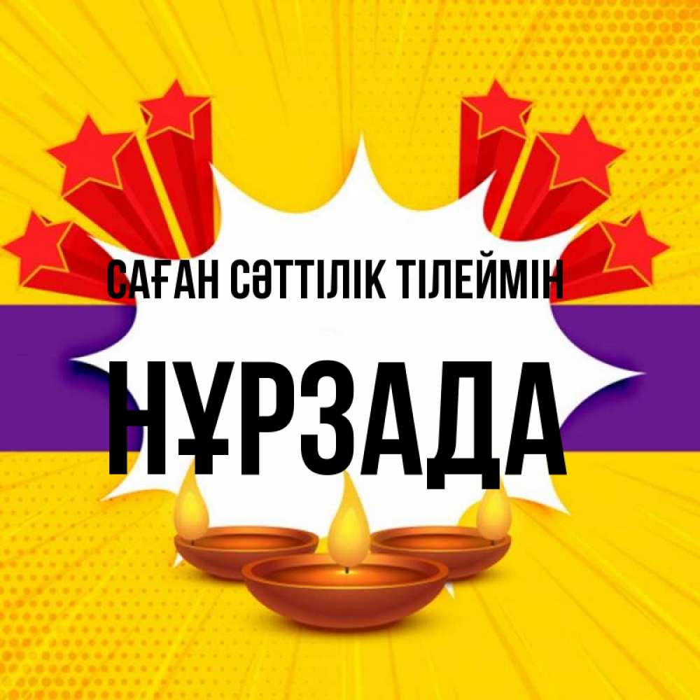 Күн сайын ашық хат с именем, НҰРЗАДА Саған сәттілік тілеймін векторное изображение Онлайн тегін жүктеп алу тілектері бар керемет карта 