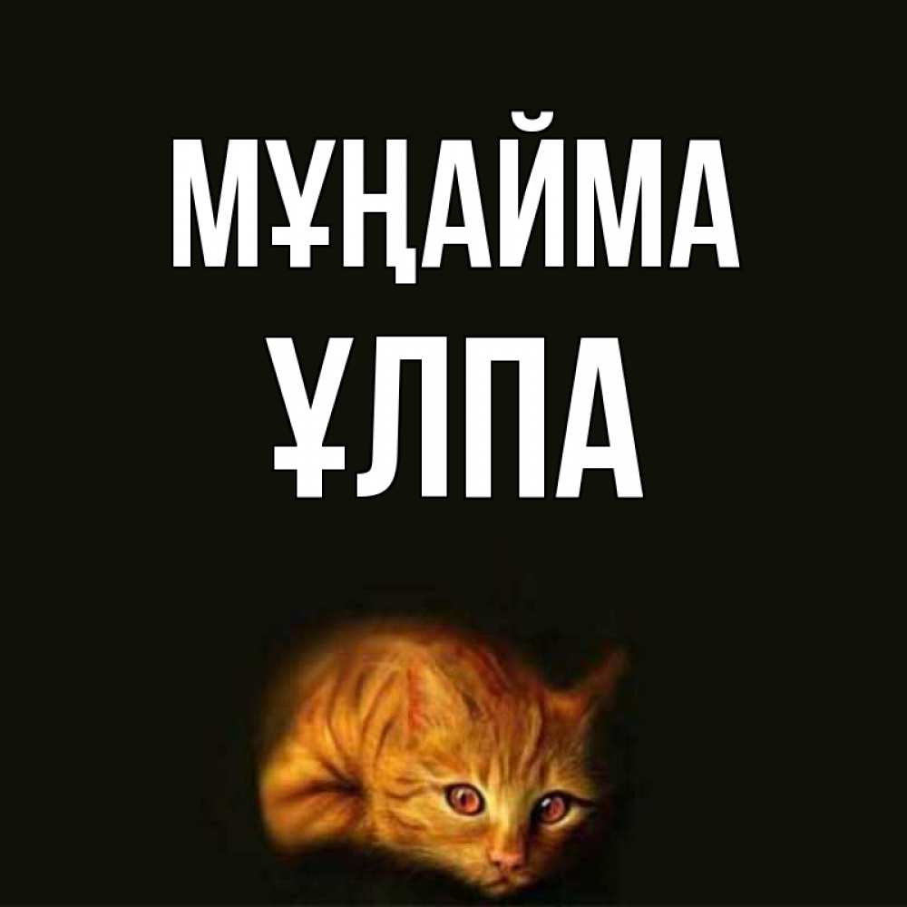 Күн сайын ашық хат с именем, ҰЛПА Мұңайма лежащий кот в темноте Онлайн тегін жүктеп алу тілектері бар керемет карта 