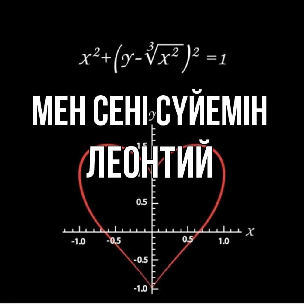 Күн сайын ашық хат с именем, Леонтий Мен сені сүйемін сердечная формула Онлайн тегін жүктеп алу тілектері бар керемет карта 