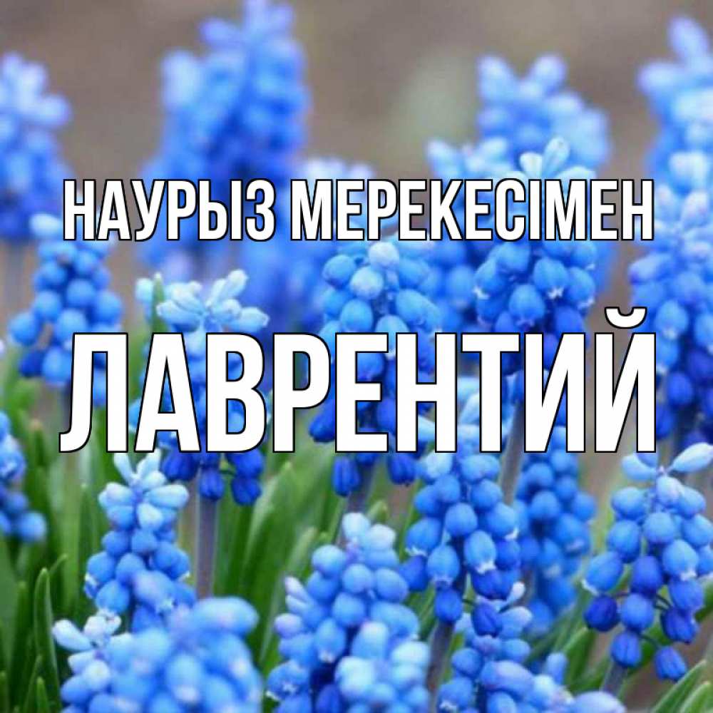 Күн сайын ашық хат с именем, Лаврентий Наурыз мерекесімен Поздравительная открытка для женщин с цветами на праздничную дату Онлайн тегін жүктеп алу тілектері бар керемет карта 