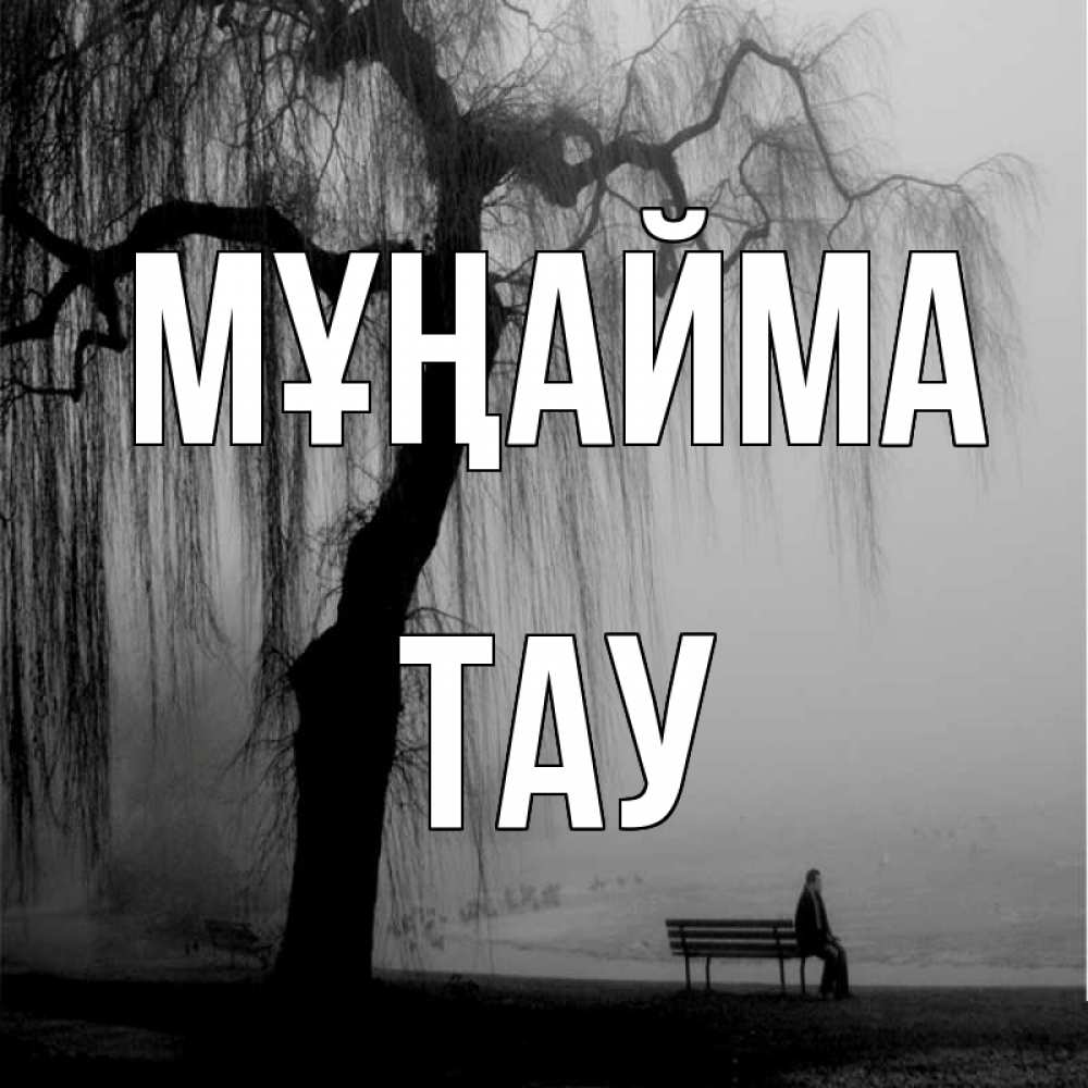 Күн сайын ашық хат с именем, ТАУ Мұңайма висящие ветки дерева и лавочка под деревом Онлайн тегін жүктеп алу тілектері бар керемет карта 