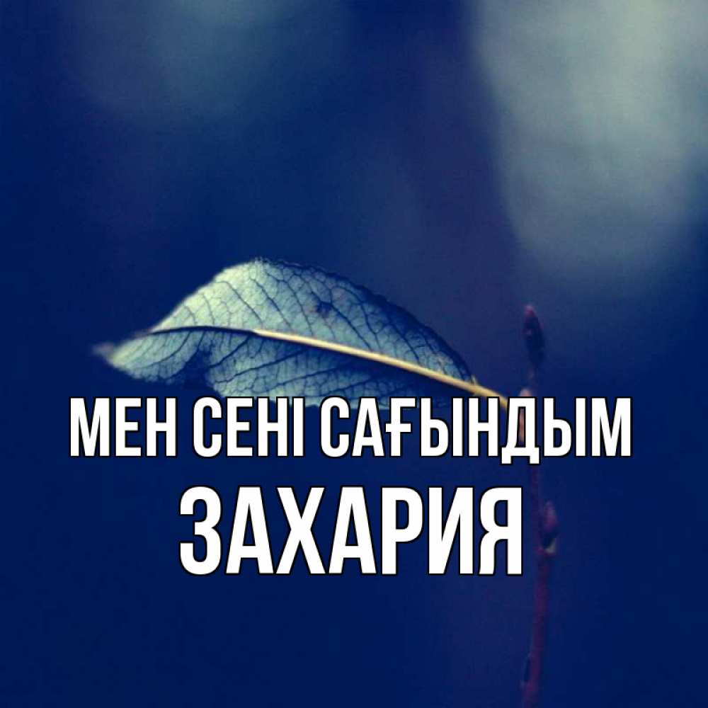 Күн сайын ашық хат с именем, Захария Мен сені сағындым одна ветка 1 Онлайн тегін жүктеп алу тілектері бар керемет карта 