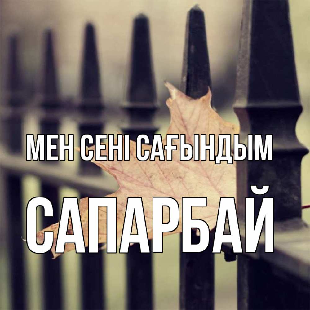 Күн сайын ашық хат с именем, САПАРБАЙ Мен сені сағындым очень скучно Онлайн тегін жүктеп алу тілектері бар керемет карта 