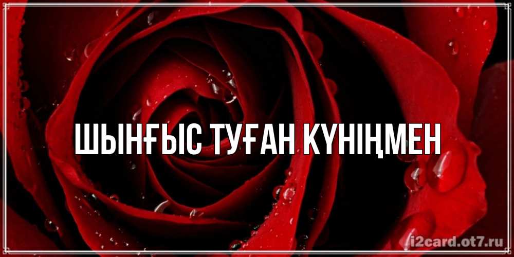 Картинка  с именем , ШЫНҒЫС! ТУҒАН КҮНІҢМЕН!