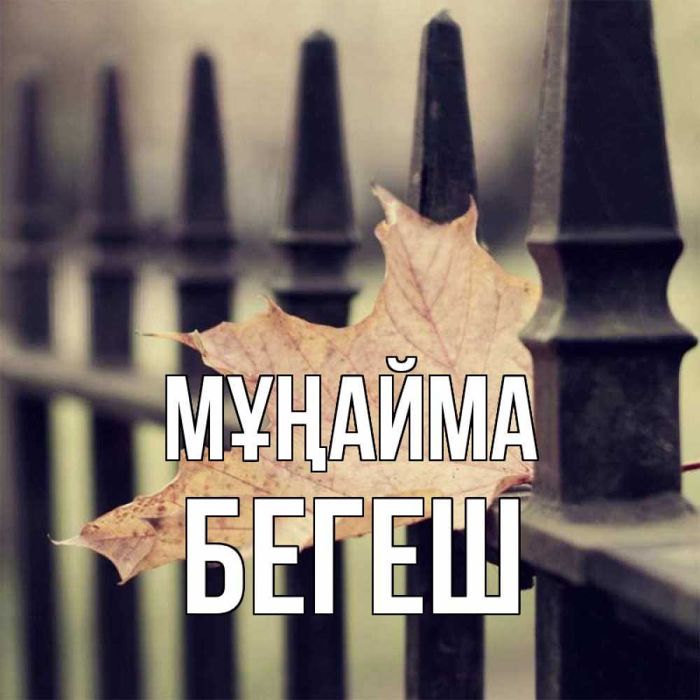 Күн сайын ашық хат с именем, Бегеш Мұңайма лист клена Онлайн тегін жүктеп алу тілектері бар керемет карта 