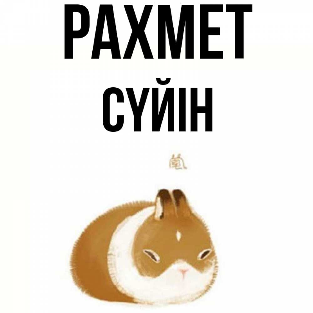 Күн сайын ашық хат с именем, СҮЙІН рахмет коричнево белый домашний питомец Онлайн тегін жүктеп алу тілектері бар керемет карта 