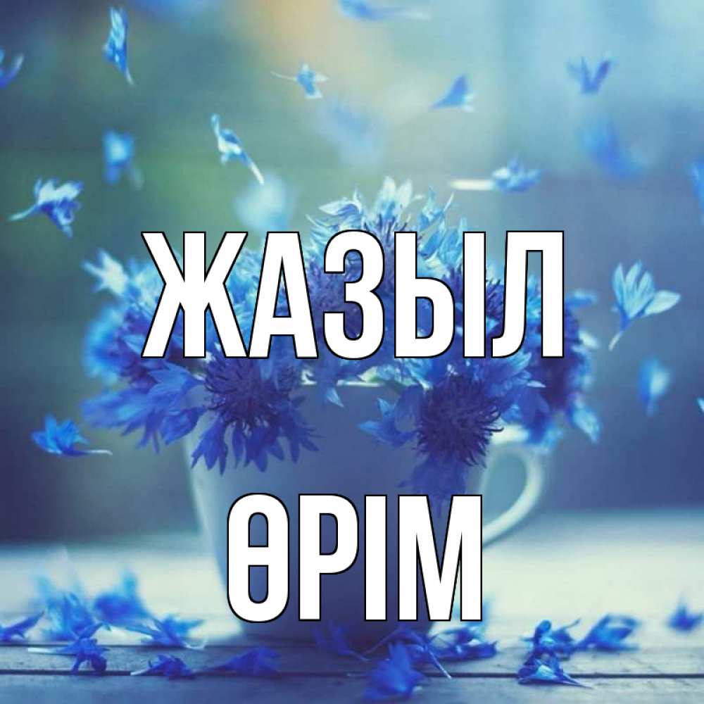 Күн сайын ашық хат с именем, ӨРІМ Жазыл кружка с зельем и цветами Онлайн тегін жүктеп алу тілектері бар керемет карта 