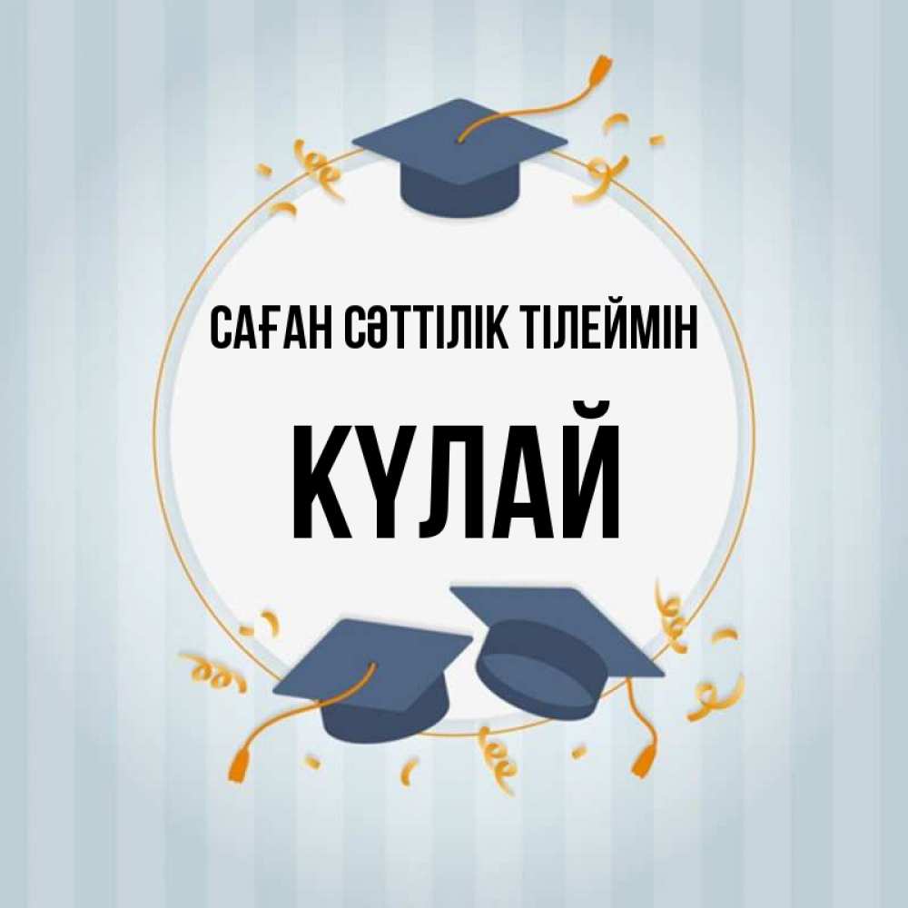 Күн сайын ашық хат с именем, КҮЛАЙ Саған сәттілік тілеймін для студентов Онлайн тегін жүктеп алу тілектері бар керемет карта 