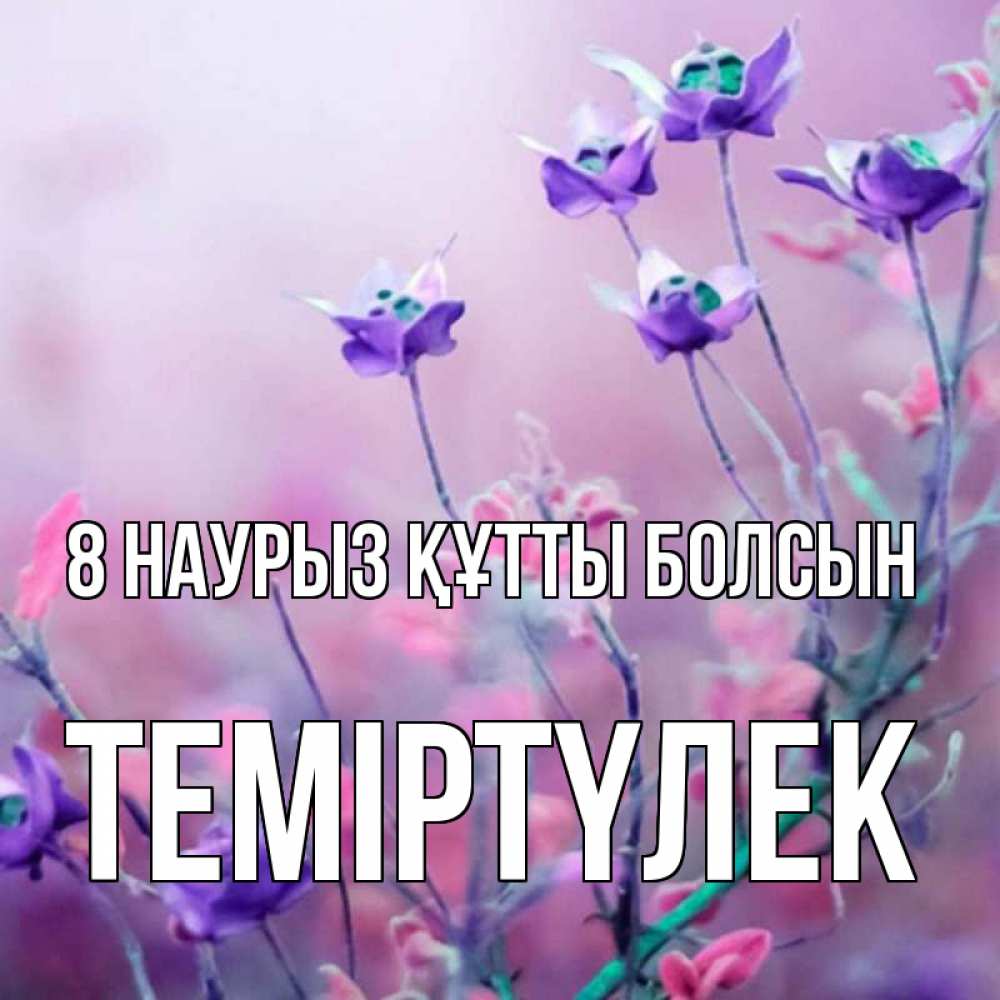 Күн сайын ашық хат с именем, ТЕМІРТҮЛЕК 8 наурыз құтты болсын международный женский день 2 Онлайн тегін жүктеп алу тілектері бар керемет карта 