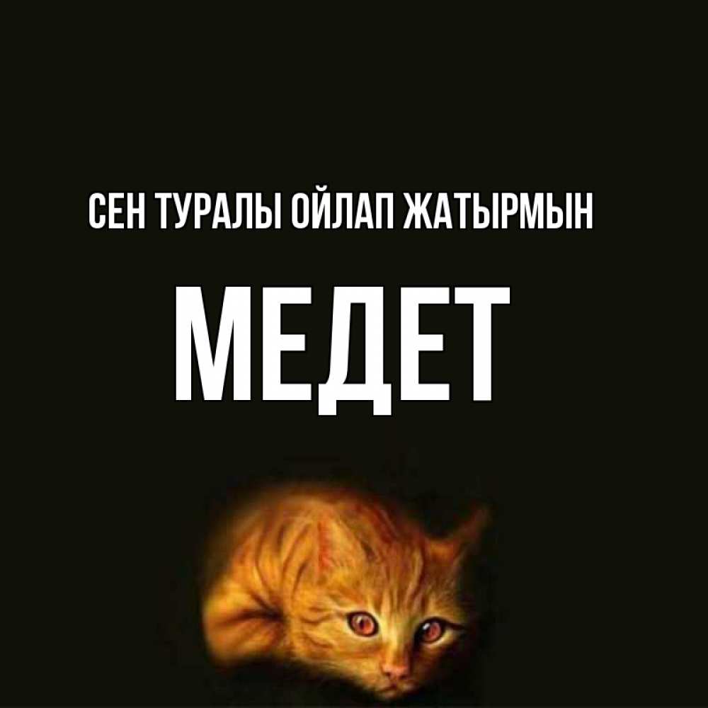 Күн сайын ашық хат с именем, МЕДЕТ Сен туралы ойлап жатырмын рыжий Онлайн тегін жүктеп алу тілектері бар керемет карта 