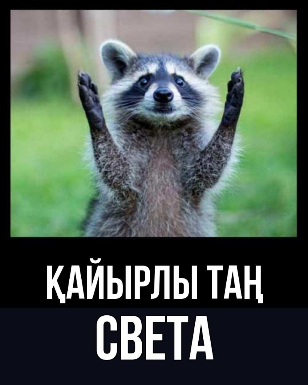 Күн сайын ашық хат с именем, Света Қайырлы таң хорошее настроение утречком Онлайн тегін жүктеп алу тілектері бар керемет карта 