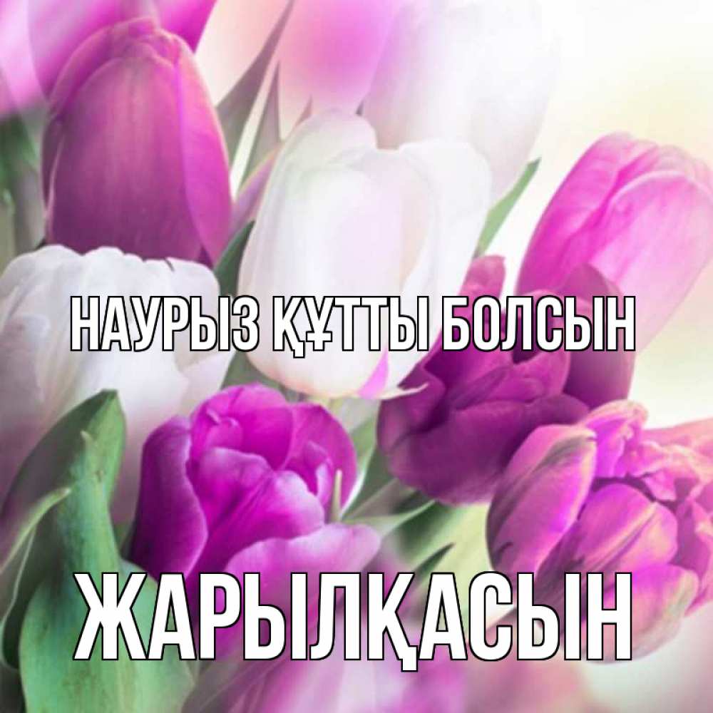 Күн сайын ашық хат с именем, Жарылқасын Наурыз құтты болсын весна 1 Онлайн тегін жүктеп алу тілектері бар керемет карта 