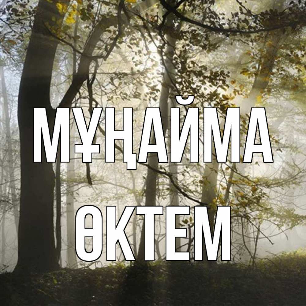 Күн сайын ашық хат с именем, ӨКТЕМ Мұңайма лес и свет Онлайн тегін жүктеп алу тілектері бар керемет карта 