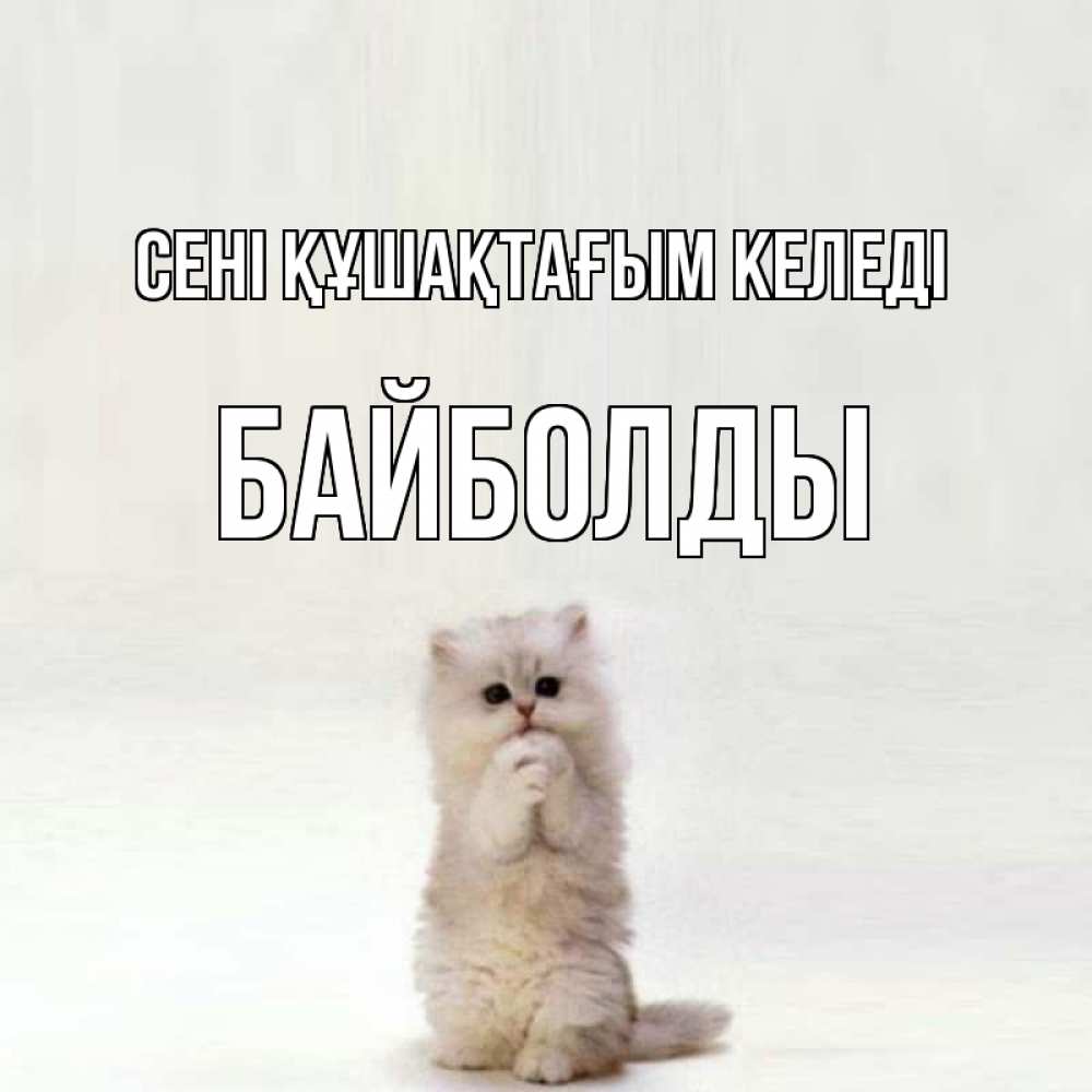 Күн сайын ашық хат с именем, Байболды сені құшақтағым келеді открытки с креативными подписями Онлайн тегін жүктеп алу тілектері бар керемет карта 
