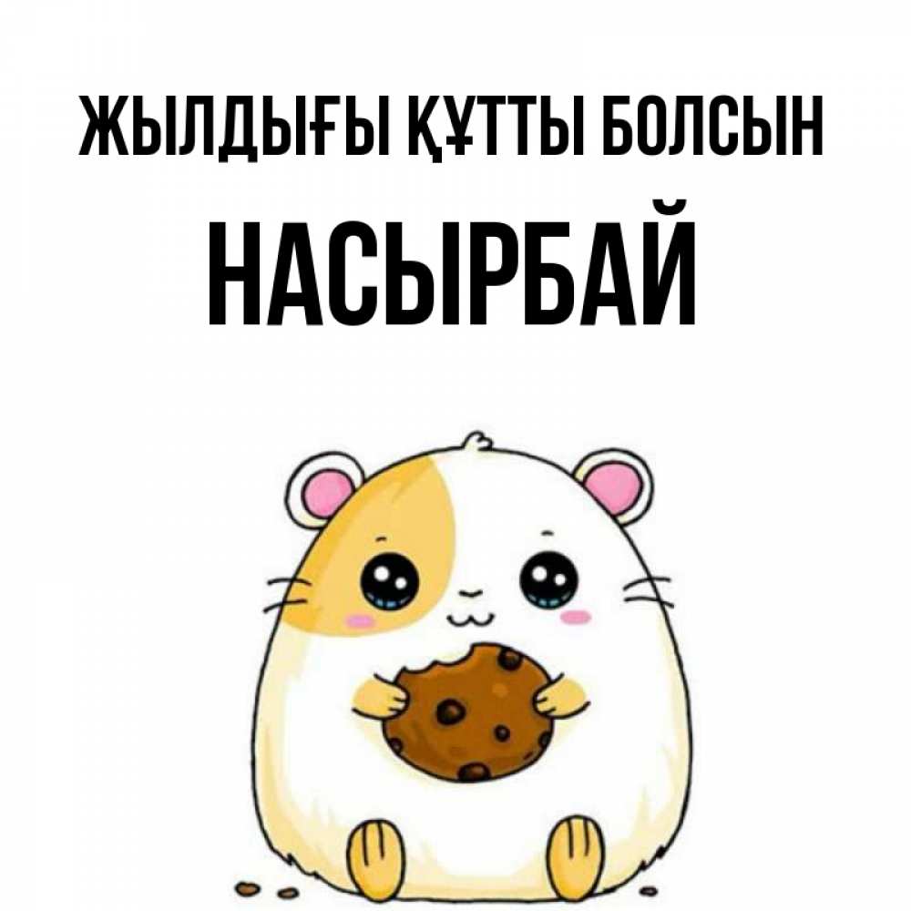 Күн сайын ашық хат с именем, Насырбай Жылдығы құтты болсын с днюхой Онлайн тегін жүктеп алу тілектері бар керемет карта 