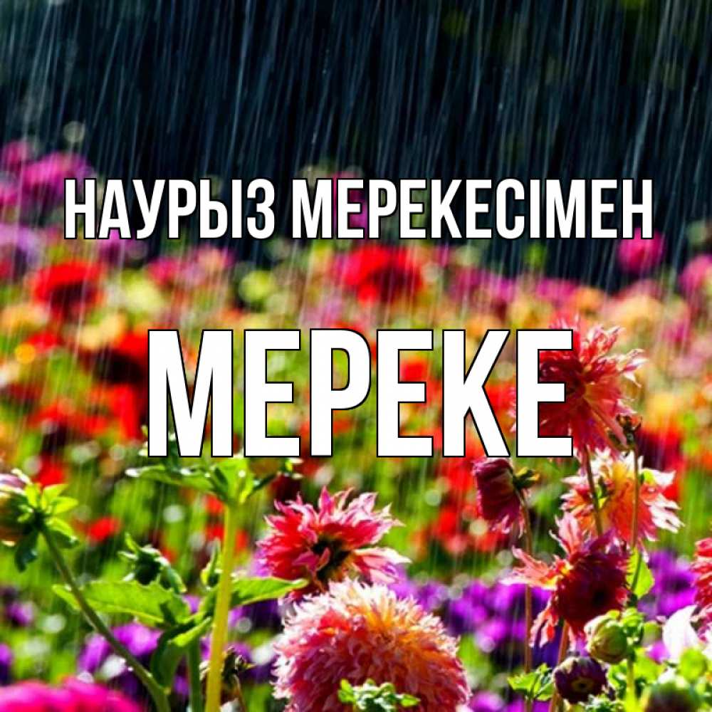 Күн сайын ашық хат с именем, МЕРЕКЕ Наурыз мерекесімен цветы под дождиком к международному женскому дню Онлайн тегін жүктеп алу тілектері бар керемет карта 