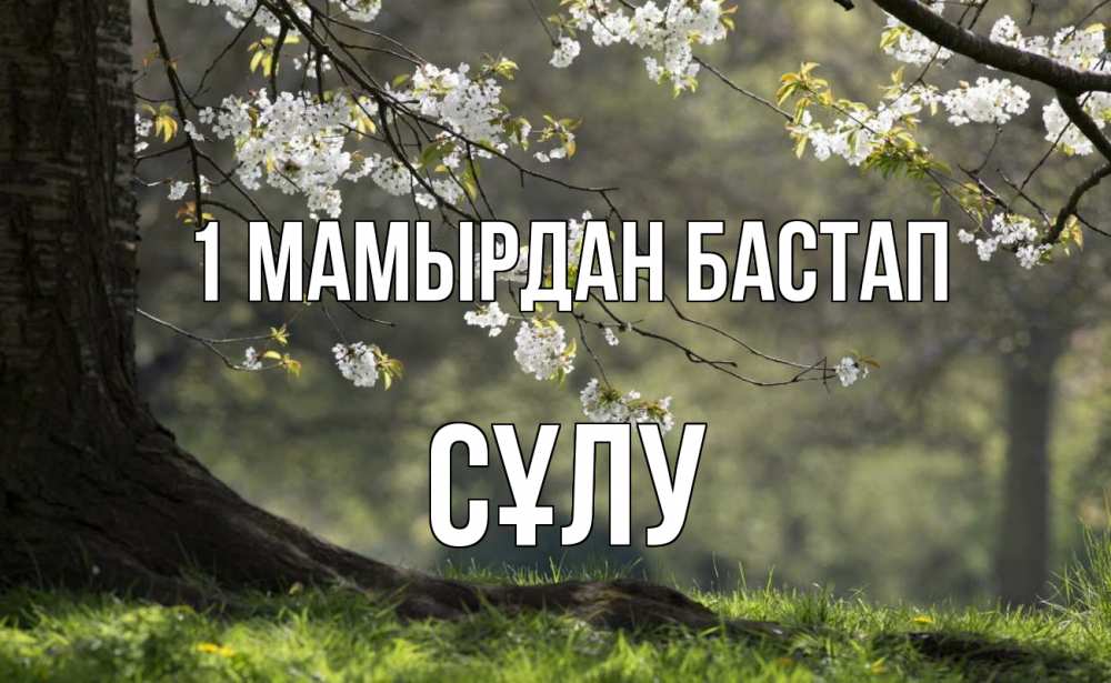 Күн сайын ашық хат с именем, СҰЛУ 1 мамырдан бастап С 1 мая Онлайн тегін жүктеп алу тілектері бар керемет карта 