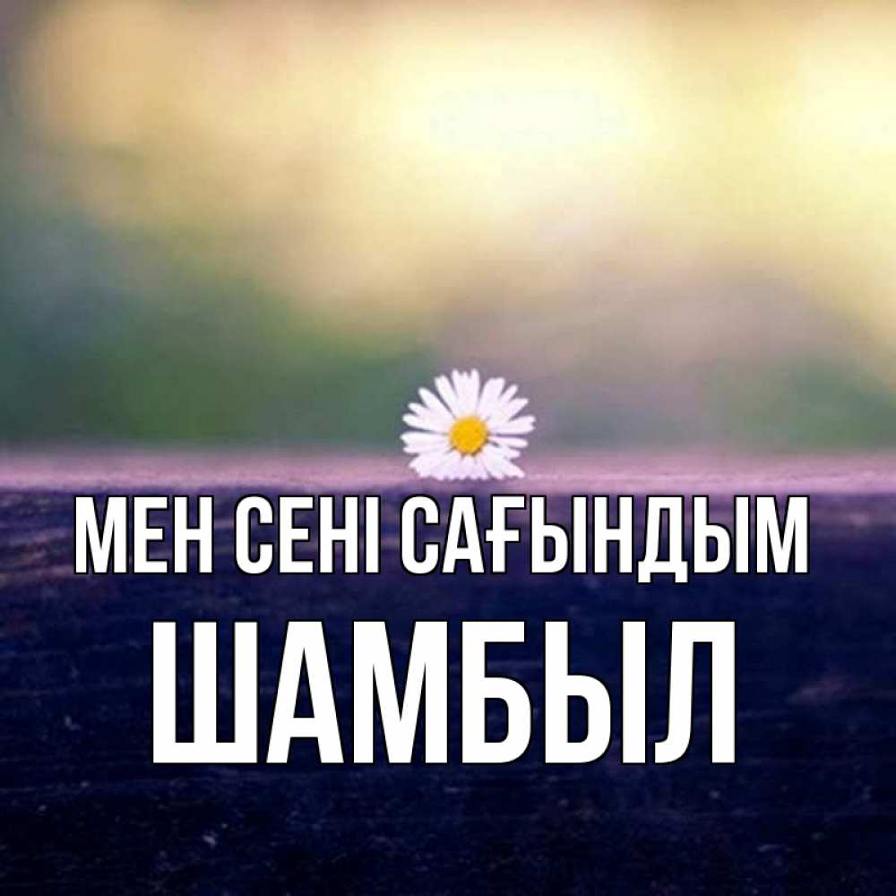Күн сайын ашық хат с именем, ШАМБЫЛ Мен сені сағындым приходи в гости Онлайн тегін жүктеп алу тілектері бар керемет карта 